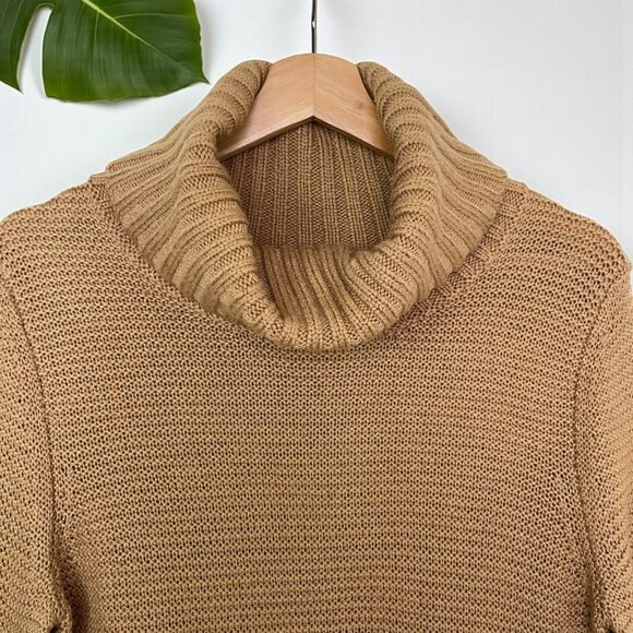 Banana Republic Camel Cowl Neck Sweater - Picture 4 of 7